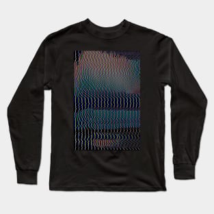 Lightning Glitch #2 - Contemporary Exclusive Modern Design Long Sleeve T-Shirt